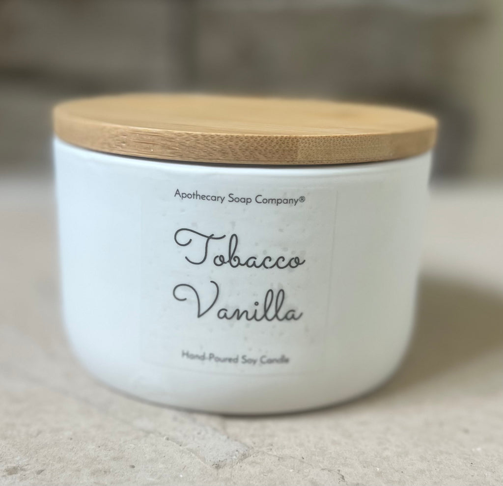 3-Wick Ceramic Soy Candle
